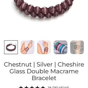 Nogu adjustable chestnut bracelet
